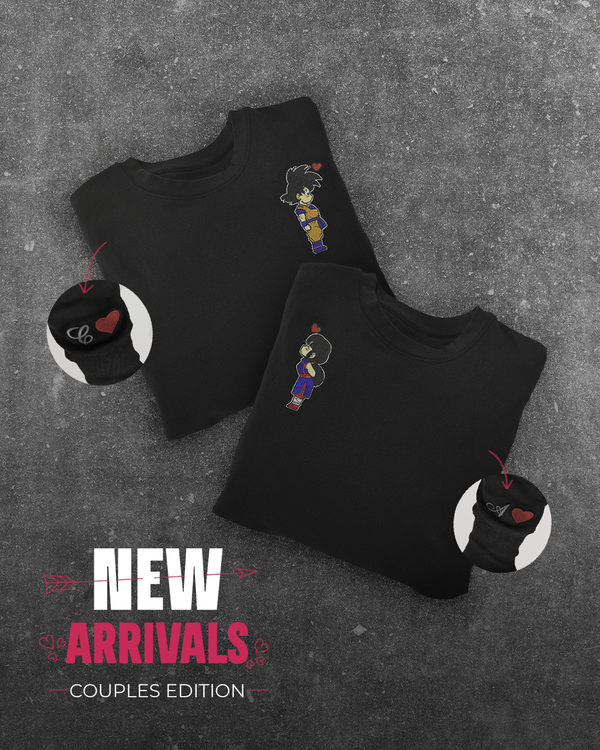 Goku & Milk Couples Sweatshirts
